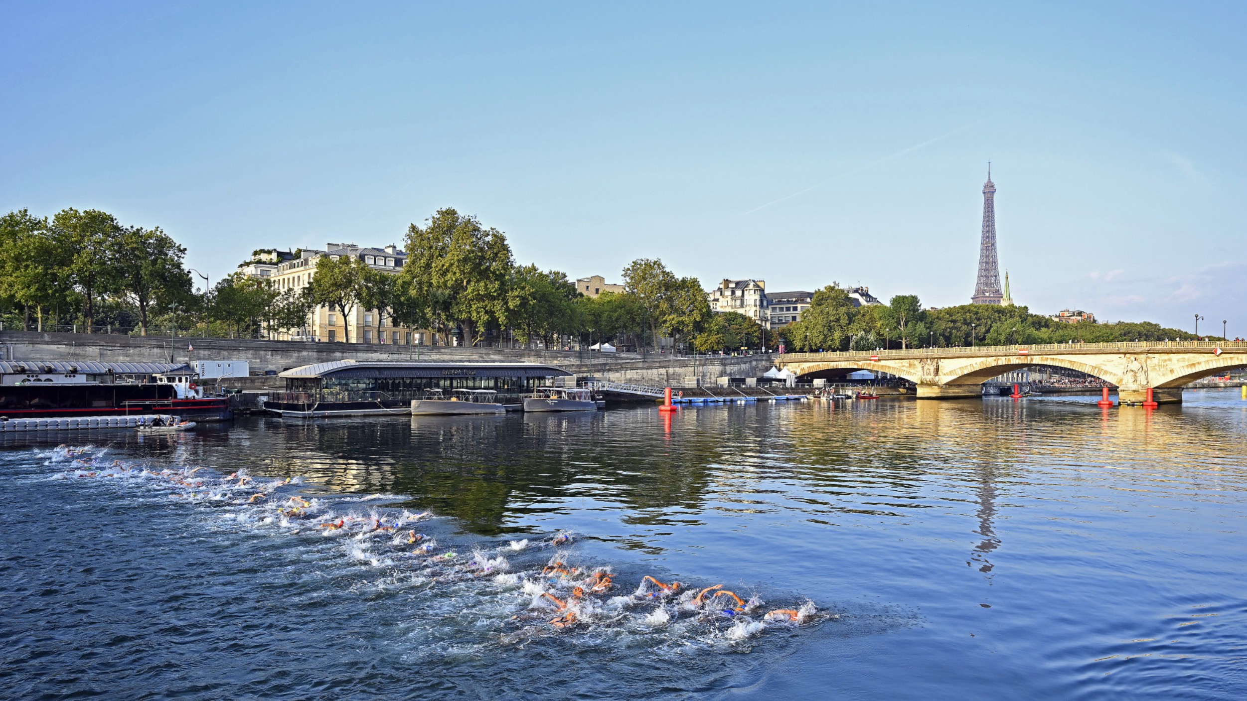 The River Seine will be clean enough for the Olympics says Paris City Hall official Pierre Rabadan.